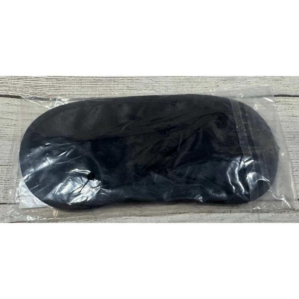 New Pure Romance Black & Gold Lace Look Blindfold GTubJ
